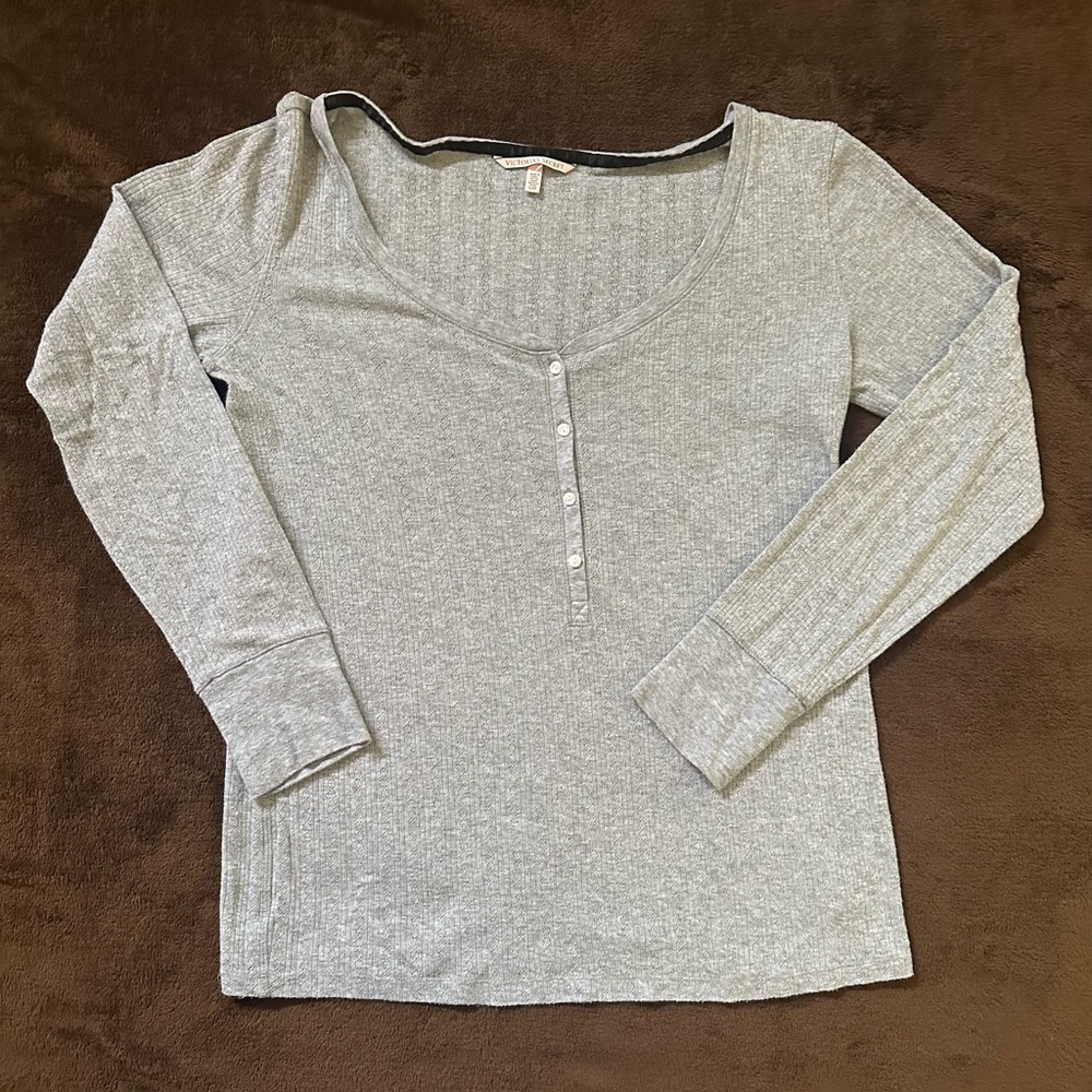 Victoria's Secret Long Sleeve Pajama Top